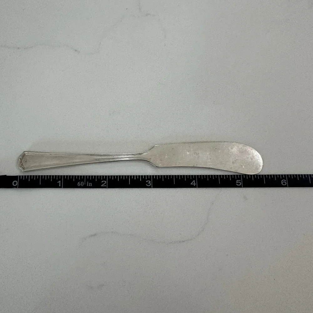 Misc‎ Silverplate Baby Fork & Butter Knife National Silver Plate Vernon Silver P